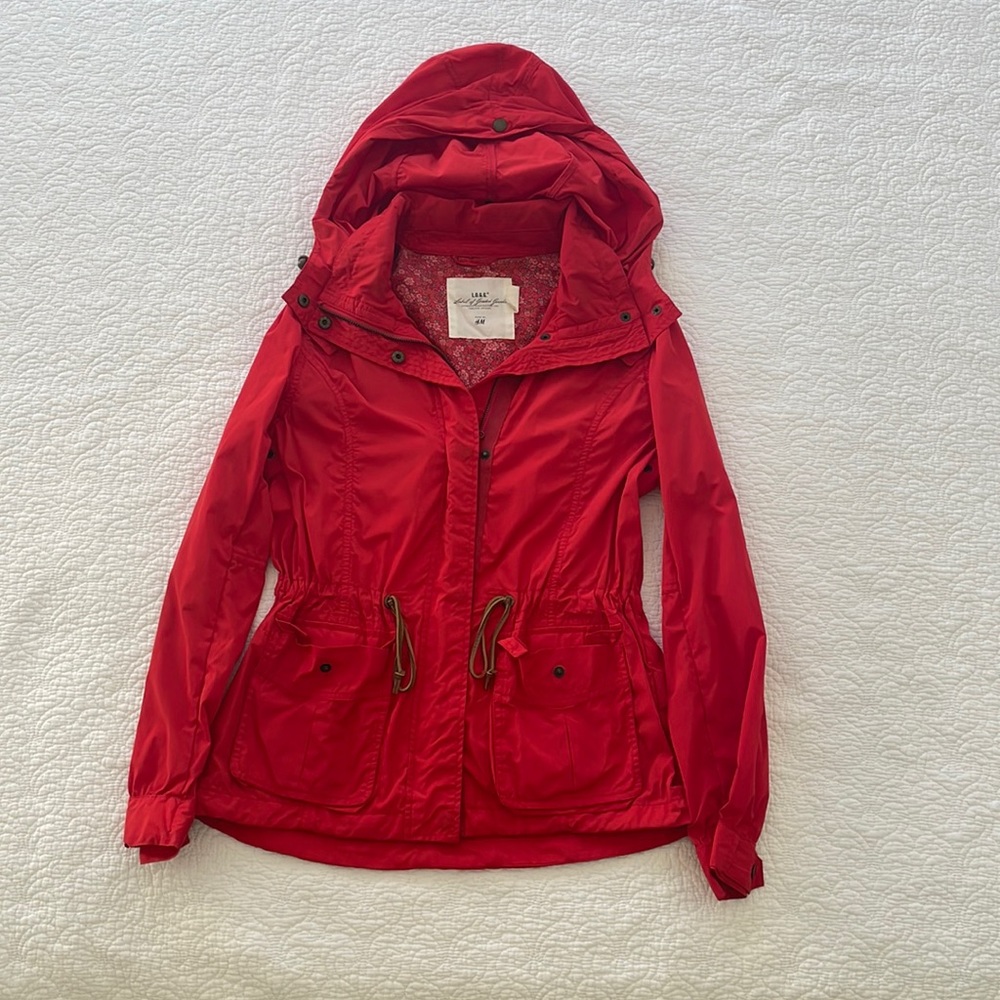 Red H&M Raincoat